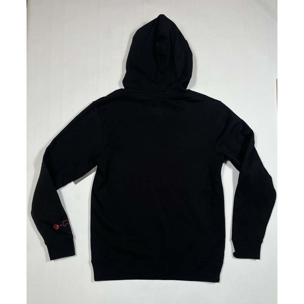 Xbox Daystrike Camo Hoodie Mens Small Black Pullover Gaming Graphic Sweatshirt - Picture 2 of 6